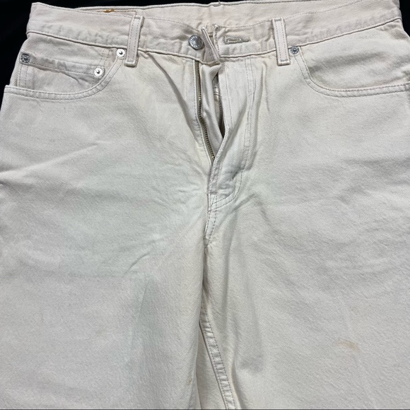 Levi’s 550 khaki cream shorts size 33 - Picture 10 of 11